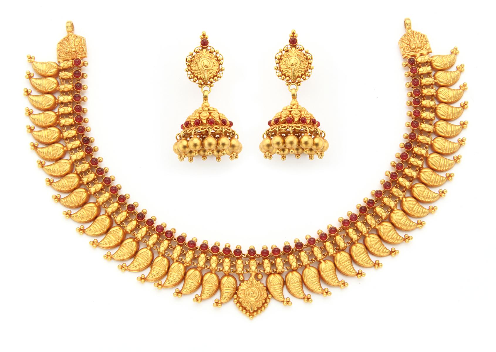 NECKLACE AND EARRINGS